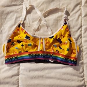 TomboyX Prism Scoop Bralette LC - Happy Camper